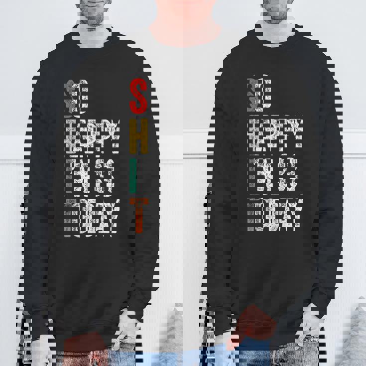 今日は33歳だおもしろい33歳の誕生日 スウェットシャツ 高齢者への贈り物