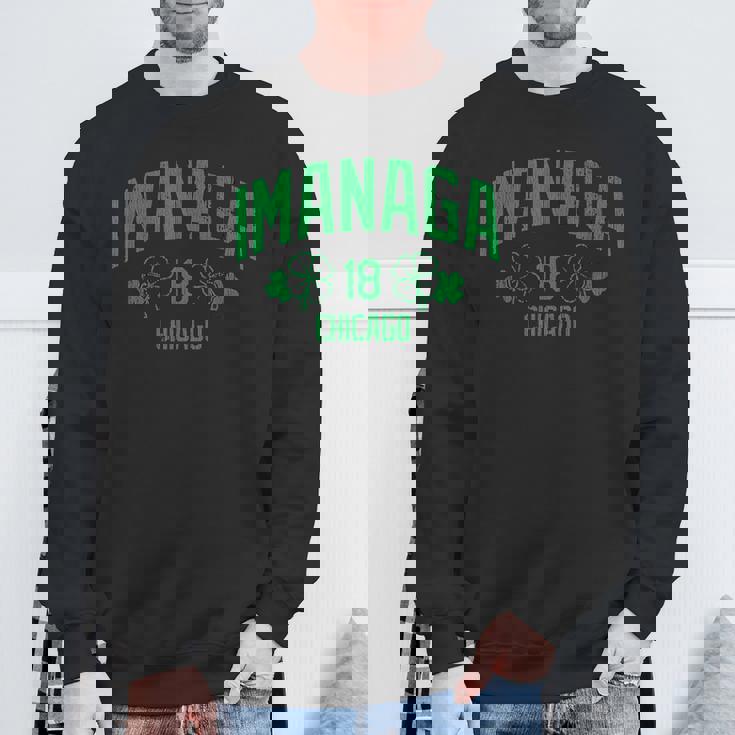 今永昇太 シカゴt Patrick's Day クローバーグリーン スウェットシャツ 高齢者への贈り物