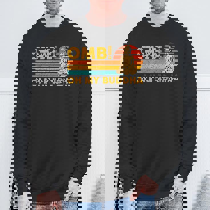 仏教 仏前 レトロ Omb オーマイブッダ スウェットシャツ 高齢者への贈り物