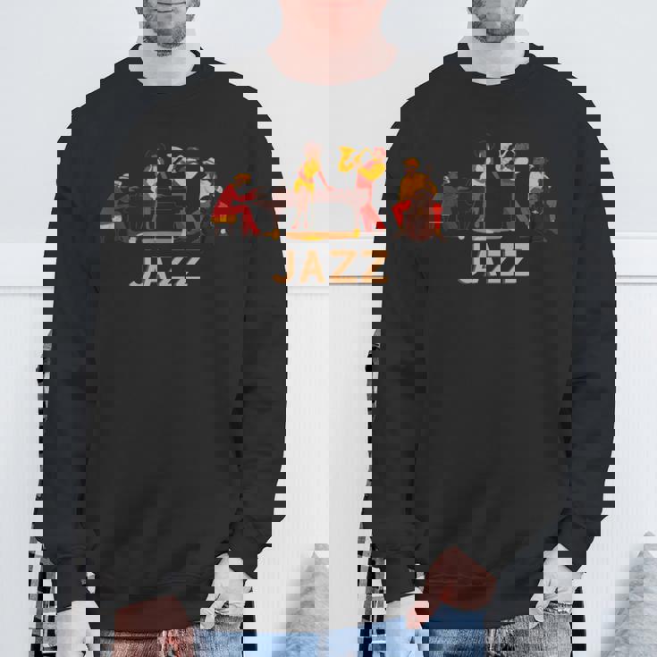 伝説のジャズアーティスト歌手 I Love Jazz スウェットシャツ 高齢者への贈り物