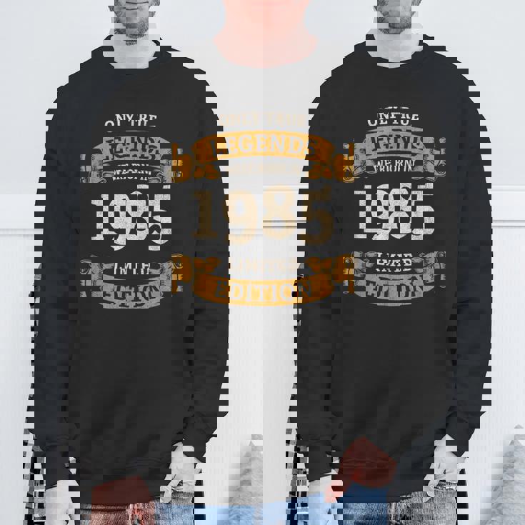 伝説は 1985 年に誕生しました ヴィンテージ 40 歳の誕生日 40 歳 スウェットシャツ 高齢者への贈り物