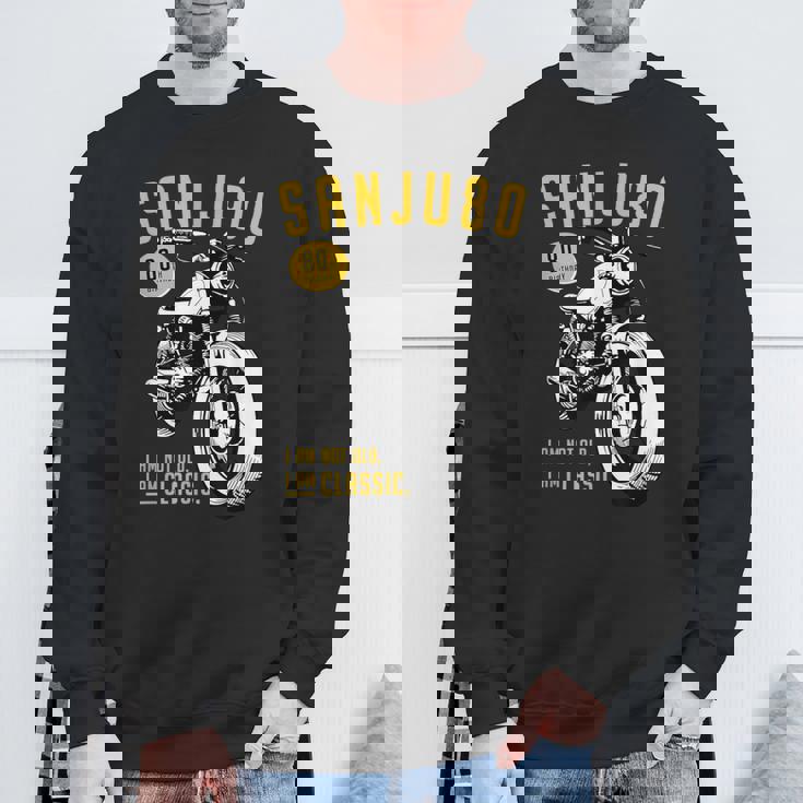 傘寿祝い 車好き 父 男性 おしゃれ クラシックカー 80歳 I'm Not Old I'm Classic スウェットシャツ 高齢者への贈り物