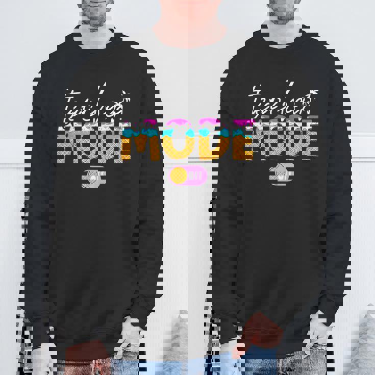 先生モード オフアイスクリーム ハッピー 学校最後の日 夏 スウェットシャツ 高齢者への贈り物