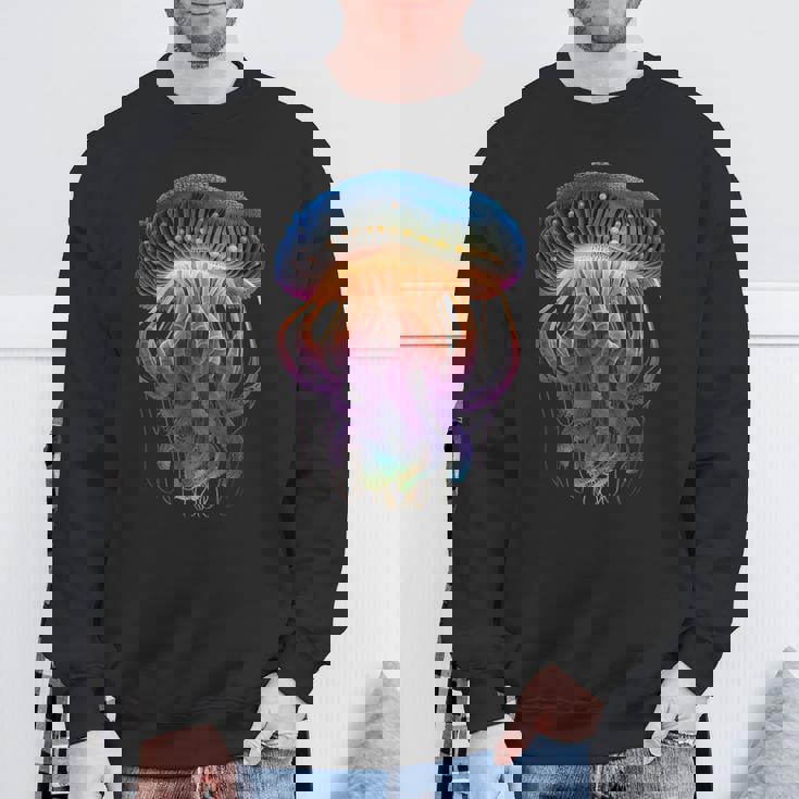 光るクラゲ スウェットシャツ 高齢者への贈り物