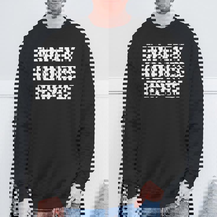 共感 優しさ 尊重 スウェットシャツ 高齢者への贈り物