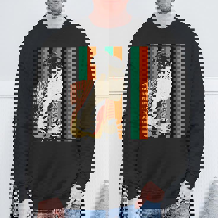 写楽《浮世絵》歌舞伎（定式幕・3色）【日本・世界の名画】日本画 和柄 美術館アート スウェットシャツ 高齢者への贈り物