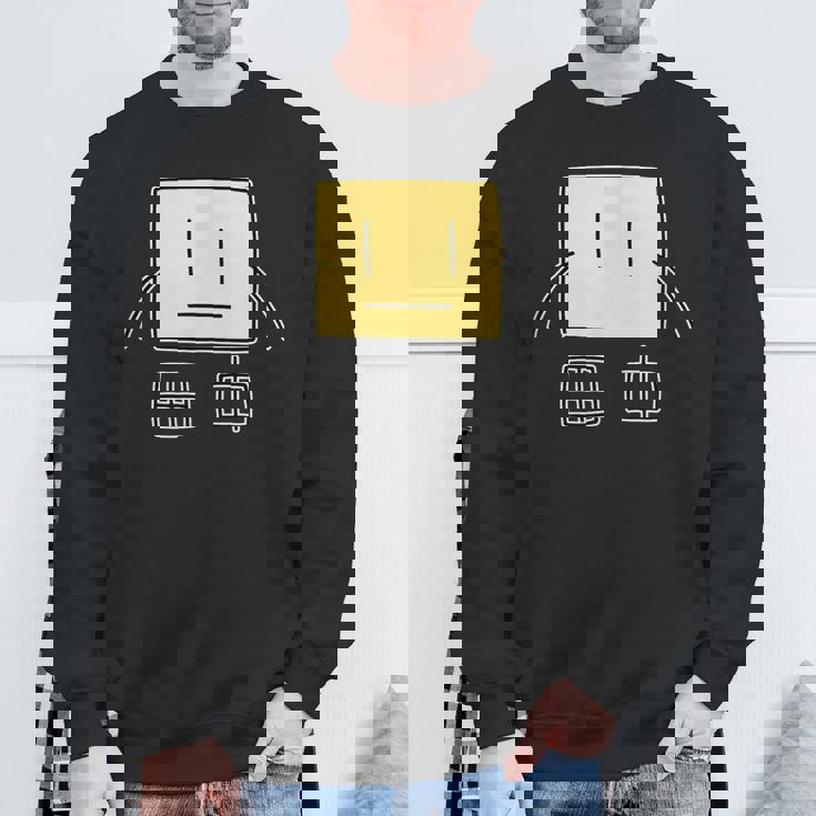 前背両面おもしろプリント「田中」 スウェットシャツ 高齢者への贈り物