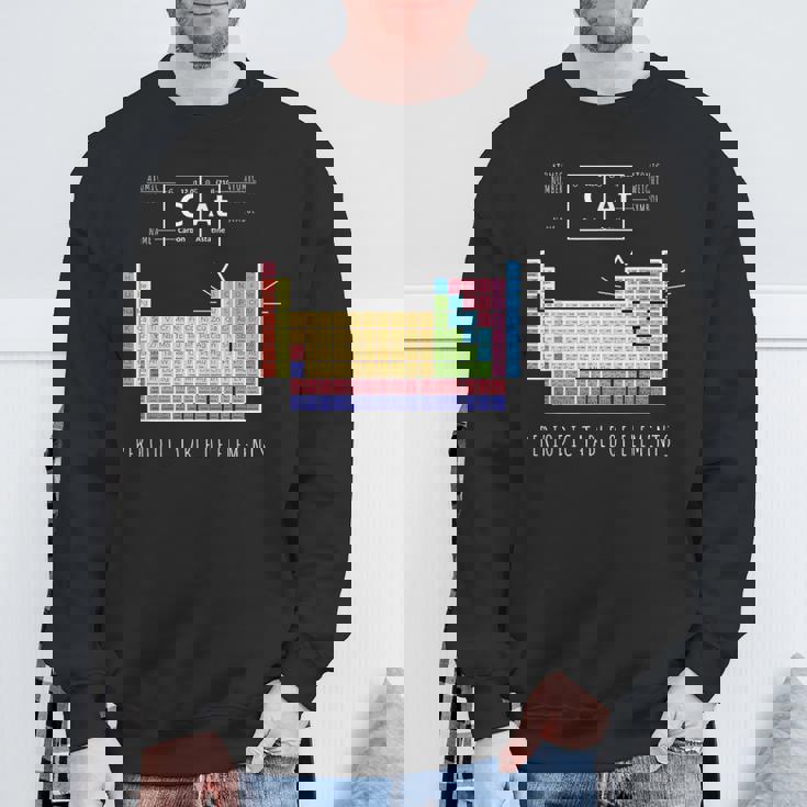 化学猫 元素周期表 スウェットシャツ 高齢者への贈り物