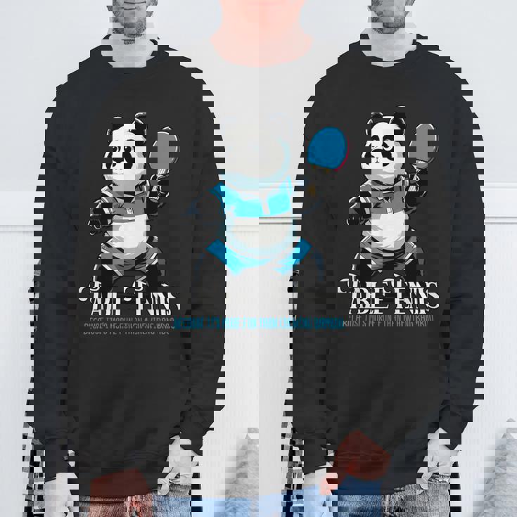 卓球 パンダ 卓球 スウェットシャツ 高齢者への贈り物