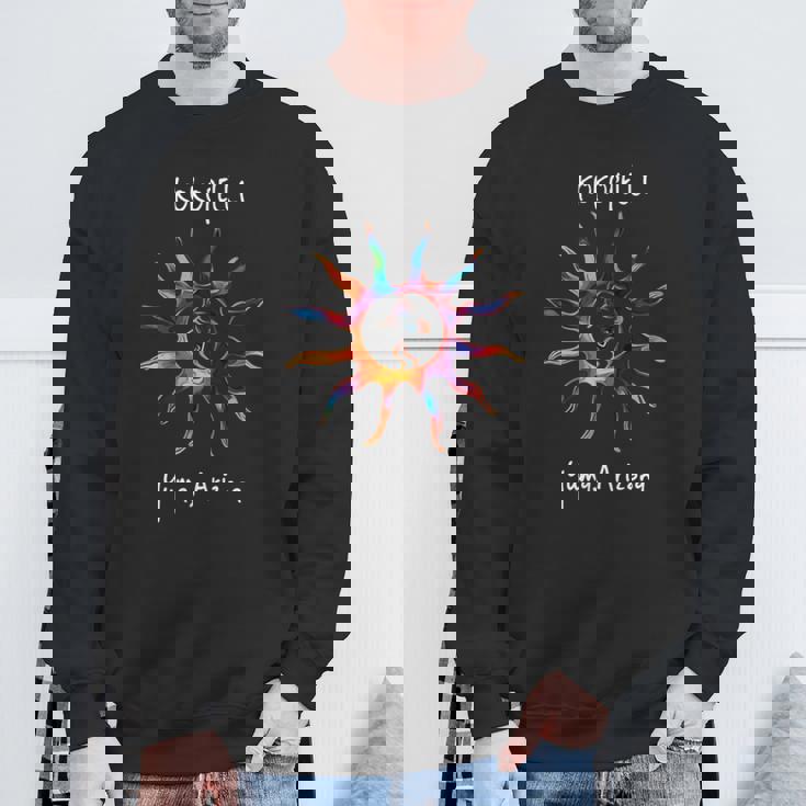 南西の太陽とココペリ スウェットシャツ 高齢者への贈り物