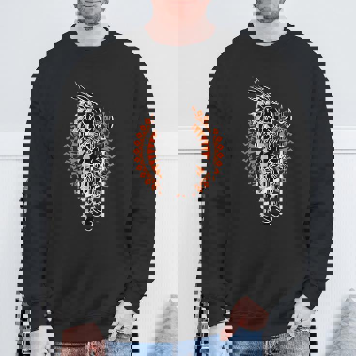 古代 エスニック アステカ インド人 人々 考古学 国家 スウェットシャツ 高齢者への贈り物