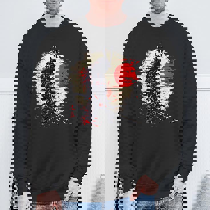 古代 日本 武士 武道 レトロ ヴィンテージ スウェットシャツ 高齢者への贈り物