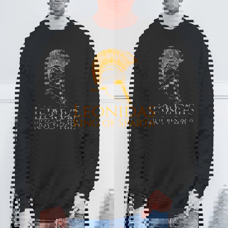 古代ギリシャtシャツ-レオニダス王スパルタの王 スウェットシャツ 高齢者への贈り物