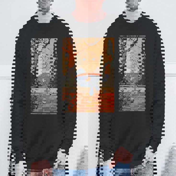 古典的なおとぎ話の保育園は壁にハンプティダンプティ土をライムズ スウェットシャツ 高齢者への贈り物