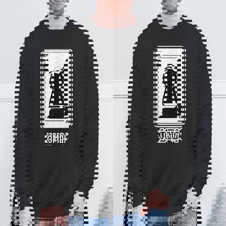 古墳《トランプのキング》パロディ【変なデザイン屋さん】歴史 かわいい イラスト 面白い おしゃれ スウェットシャツ 高齢者への贈り物