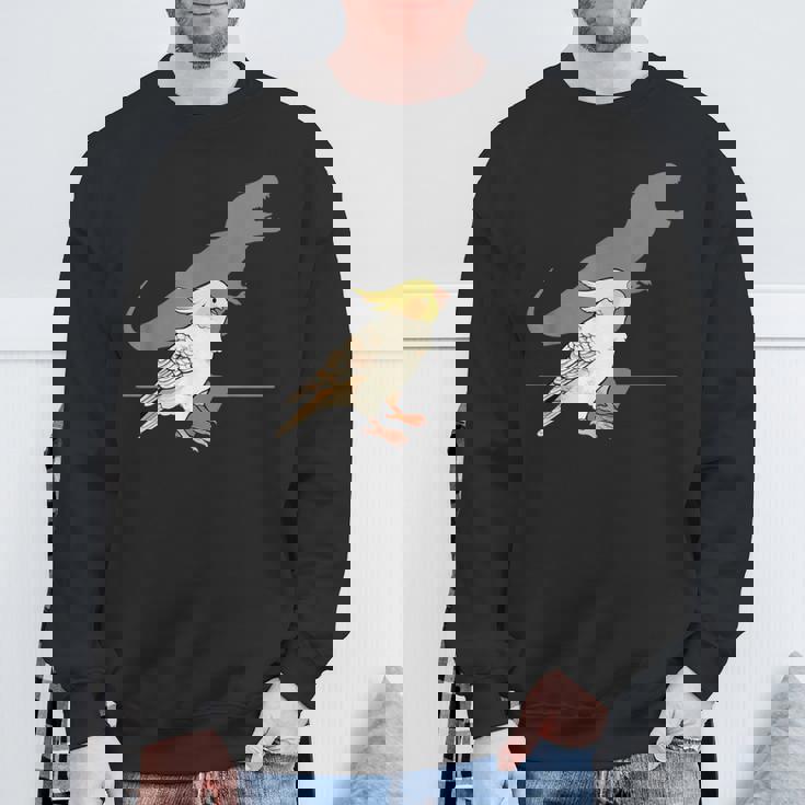 叫ぶオカメインコ オカメインコ好き かわいい 鳥ジョーク 鳥好き インコの飼い主 いんこの飼い主 インコ スウェットシャツ 高齢者への贈り物