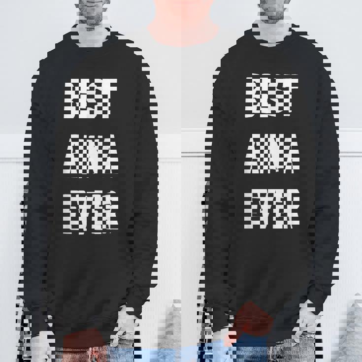 史上最高の Aina スウェットシャツ 高齢者への贈り物