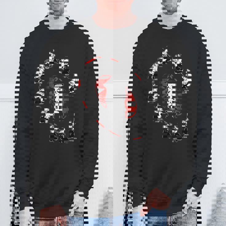 合気道道道場 合気道トレーニング スウェットシャツ 高齢者への贈り物