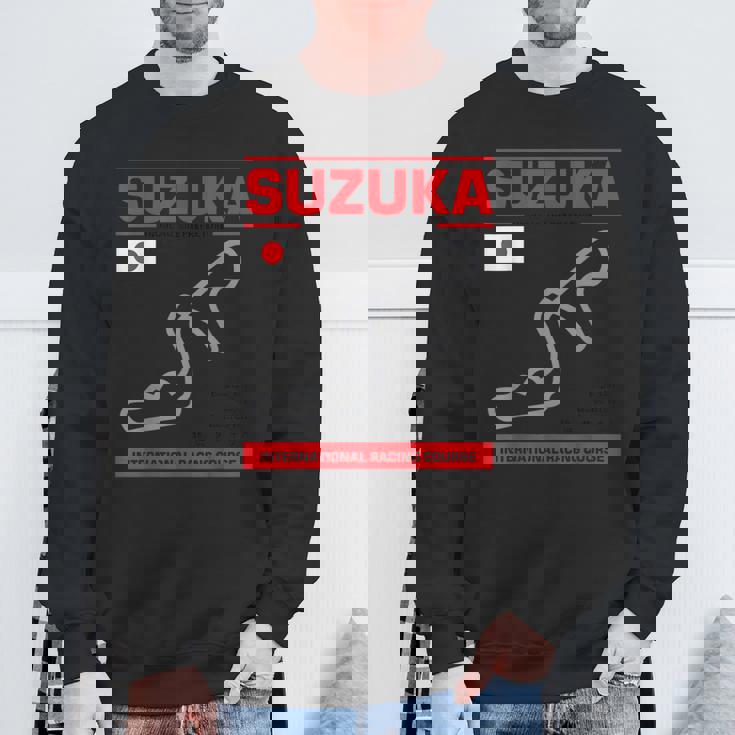 名サーキット概要 鈴鹿トラックレースファンカーレース スウェットシャツ 高齢者への贈り物