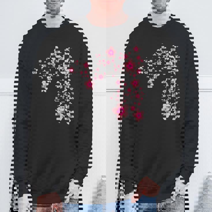 咲く桜 日本 桜 花 喜び スウェットシャツ 高齢者への贈り物