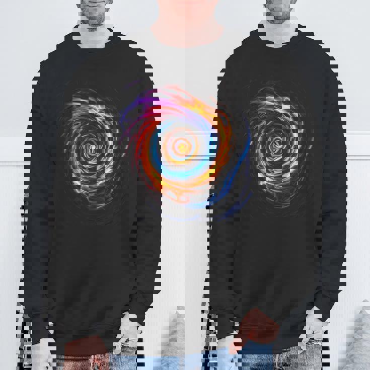 回転するレインボーフレームワールプール。 スウェットシャツ 高齢者への贈り物