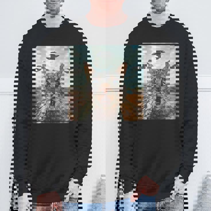 地球外との出会い スウェットシャツ 高齢者への贈り物