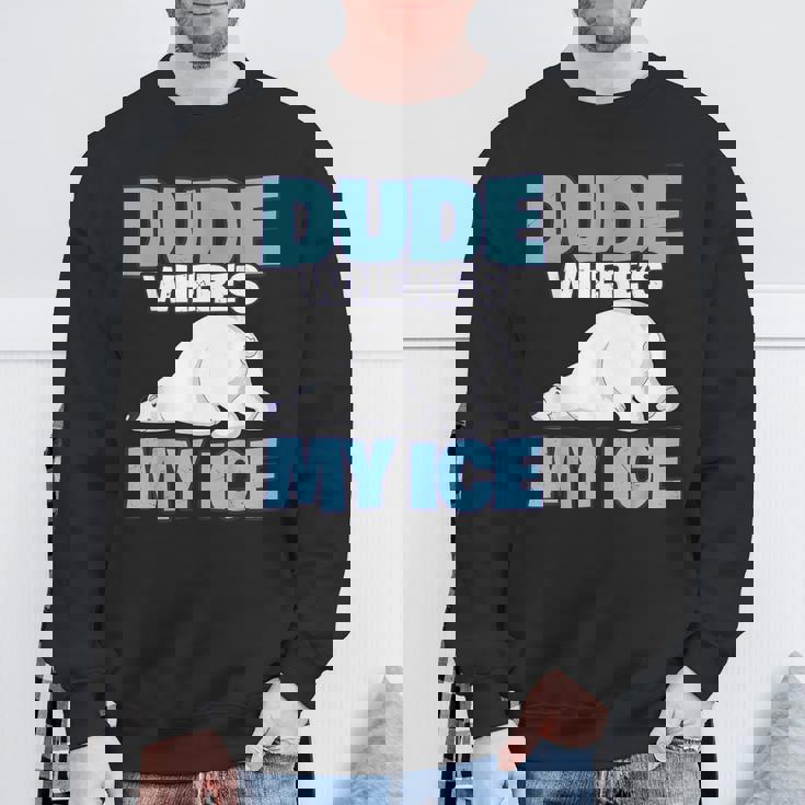 地球温暖化対策 シロクマ スウェットシャツ 高齢者への贈り物