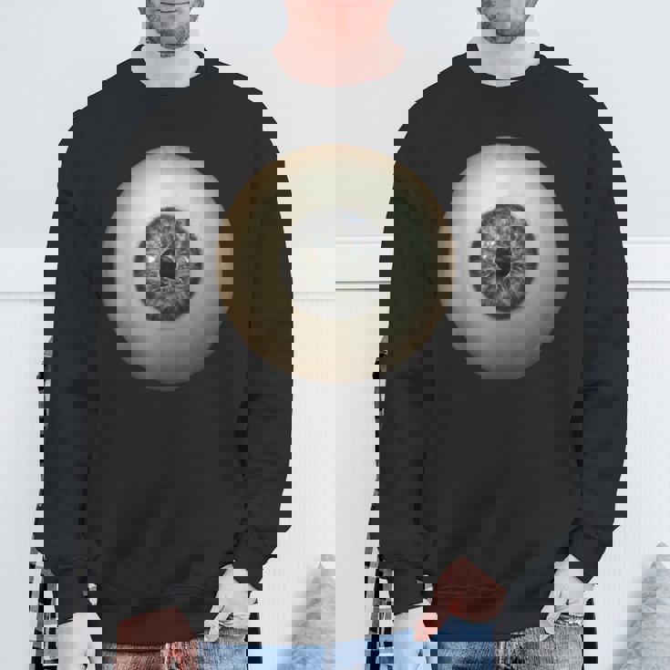 大きなグレー 目玉 不気味 面白い レイジー イージー ハロウィン コスチューム スウェットシャツ 高齢者への贈り物