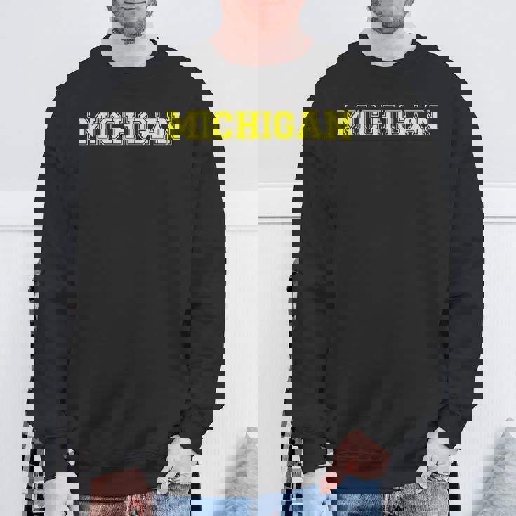 大学スタイル ミシガン スポーツギフト スウェットシャツ 高齢者への贈り物