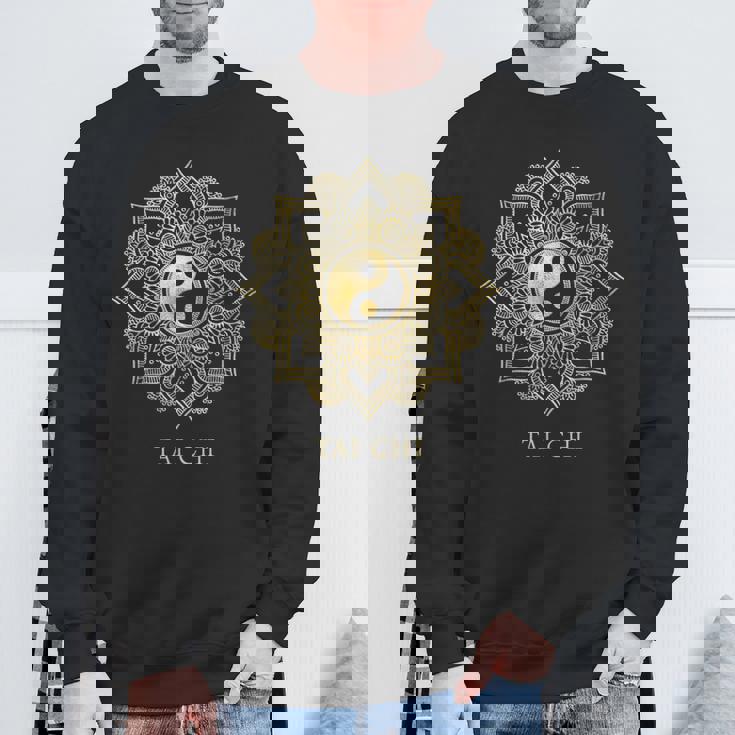 太極拳ゴールデンマンダラ スウェットシャツ 高齢者への贈り物