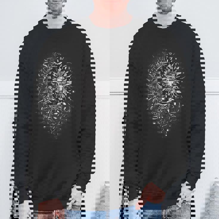 太陽と月 グラフィックtシャツ メンズ レディース ボーイズ ガールズ スウェットシャツ 高齢者への贈り物