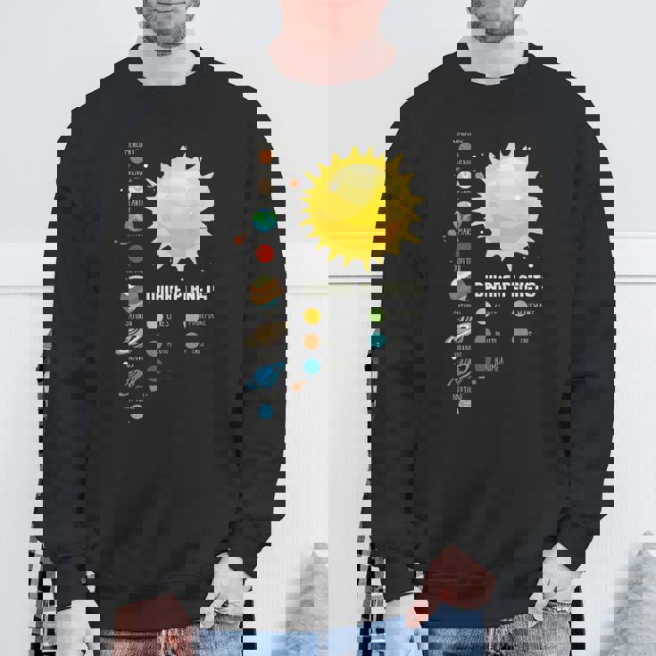 太陽系 I 宇宙 I 矮小惑星 I 惑星 スウェットシャツ 高齢者への贈り物