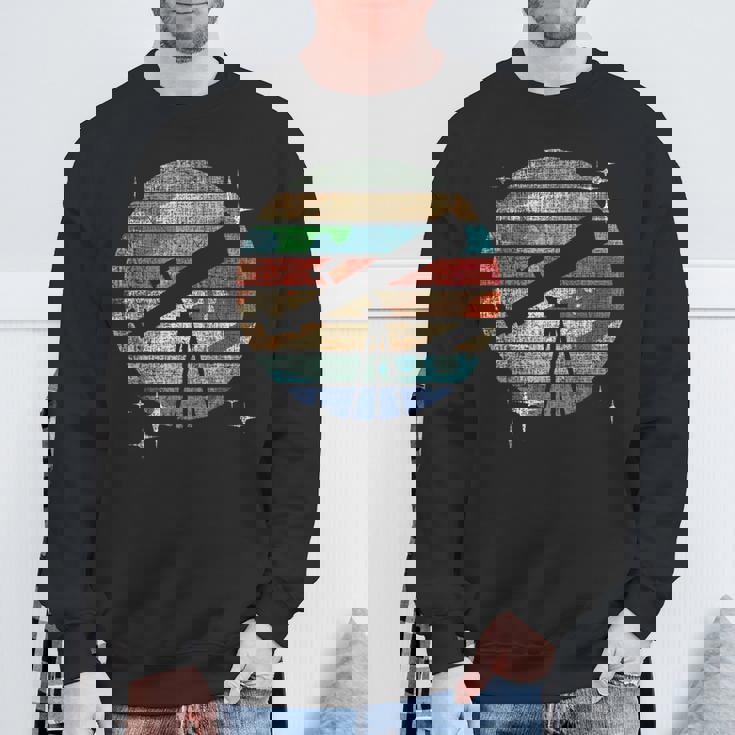 太陽系惑星 望遠鏡 天文学 科学ファン スウェットシャツ 高齢者への贈り物