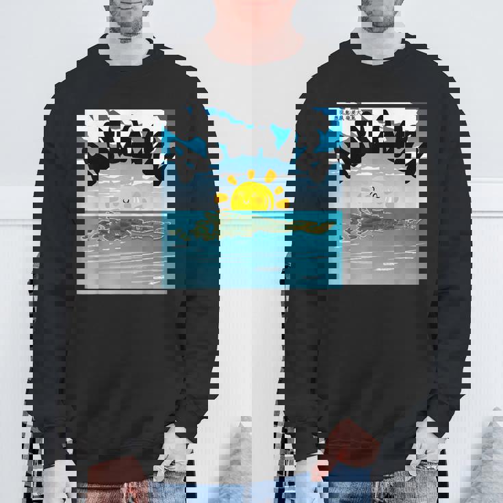 奄美大島 日本 奄美大島 日本 スウェットシャツ 高齢者への贈り物