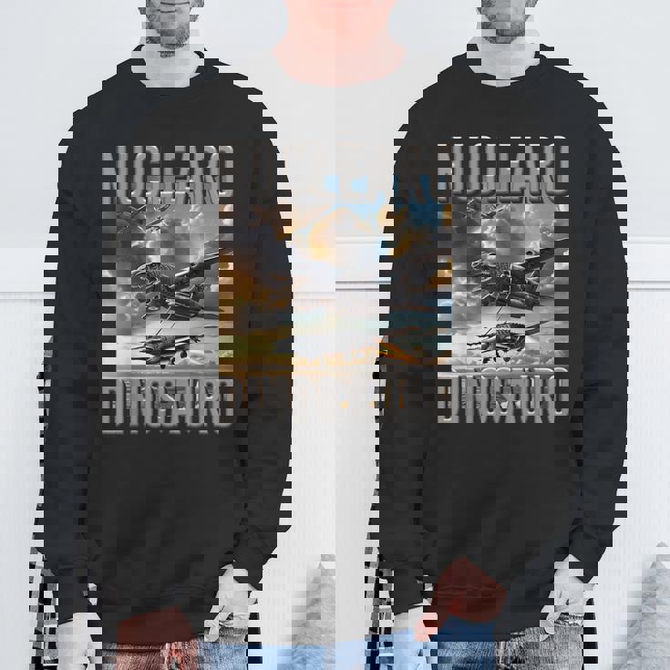 奇妙なミーム 面白い イタリアン ブレインロット ヌクレアロ 恐竜 キッズ スウェットシャツ 高齢者への贈り物