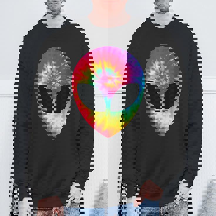 宇宙人 エイリアン Ufo ヒッピー タイダイ スウェットシャツ 高齢者への贈り物