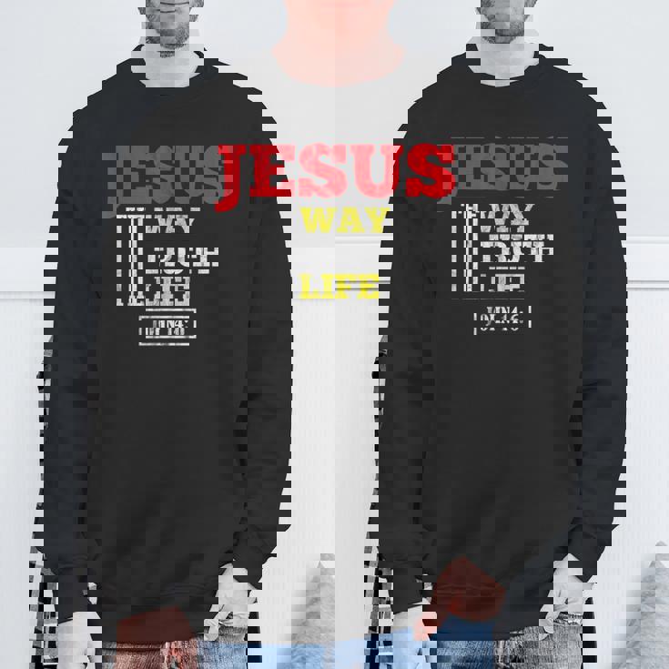 宗教信仰の信仰のためのキリスト教の聖句 スウェットシャツ 高齢者への贈り物