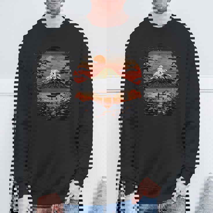 富士山アート スウェットシャツ 高齢者への贈り物