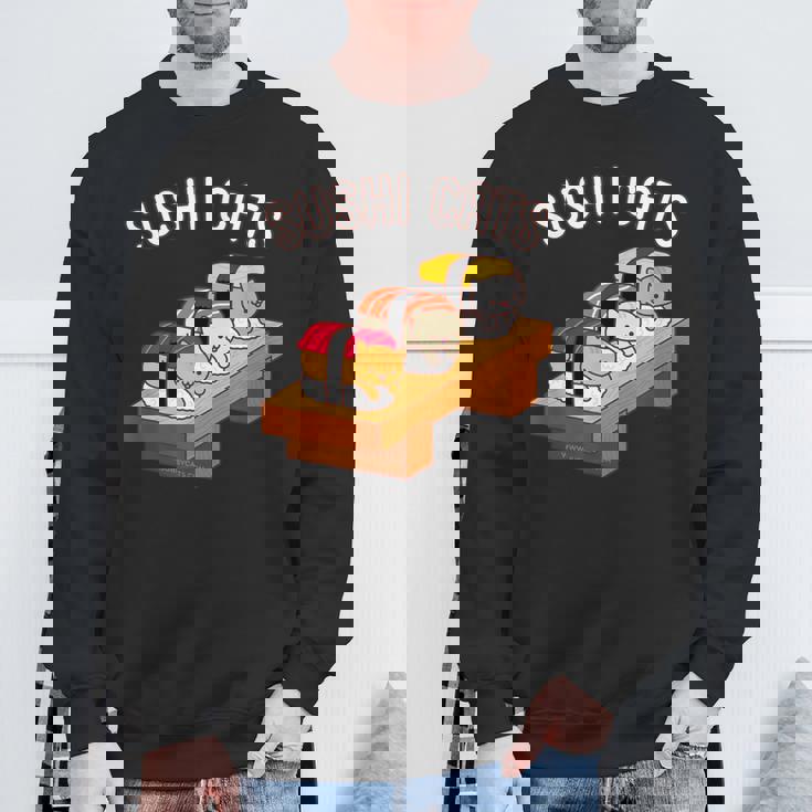 寿司猫 まぐろ 酒たまご スウェットシャツ 高齢者への贈り物