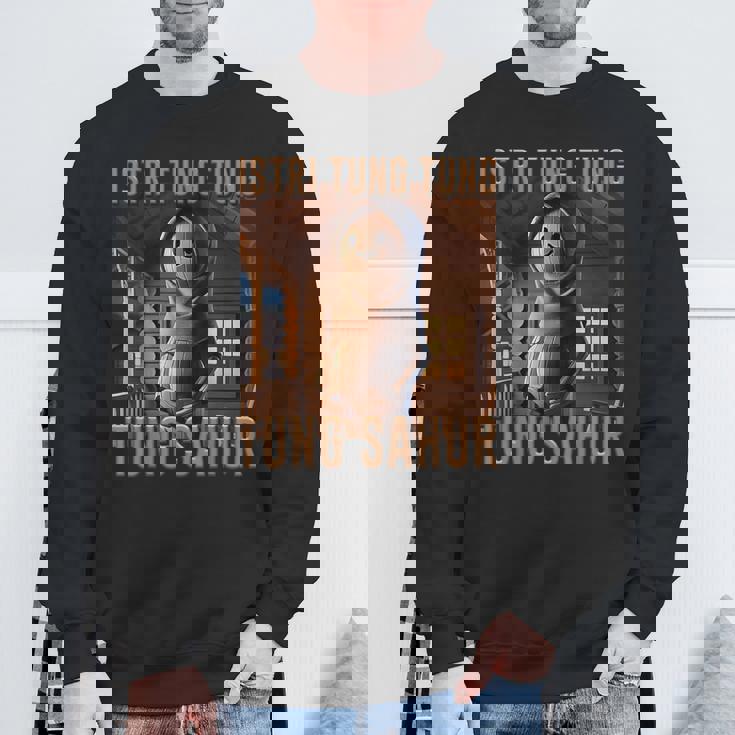 少年 インターネット ミーム 陽気な Ai モンスター イストリ・トゥング トゥン サフール スウェットシャツ 高齢者への贈り物