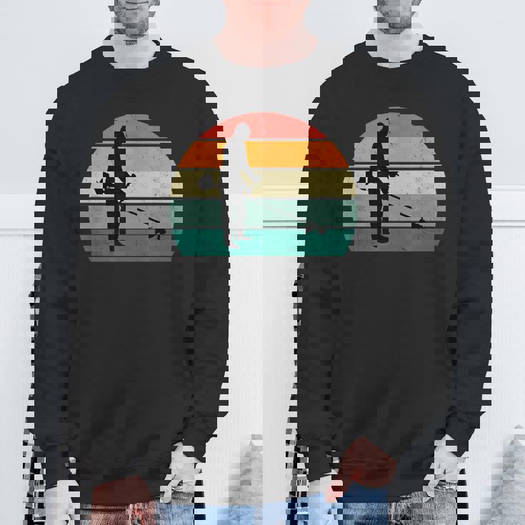 庭師 草刈 芝生 花 木 低木 庭 プロット スウェットシャツ 高齢者への贈り物