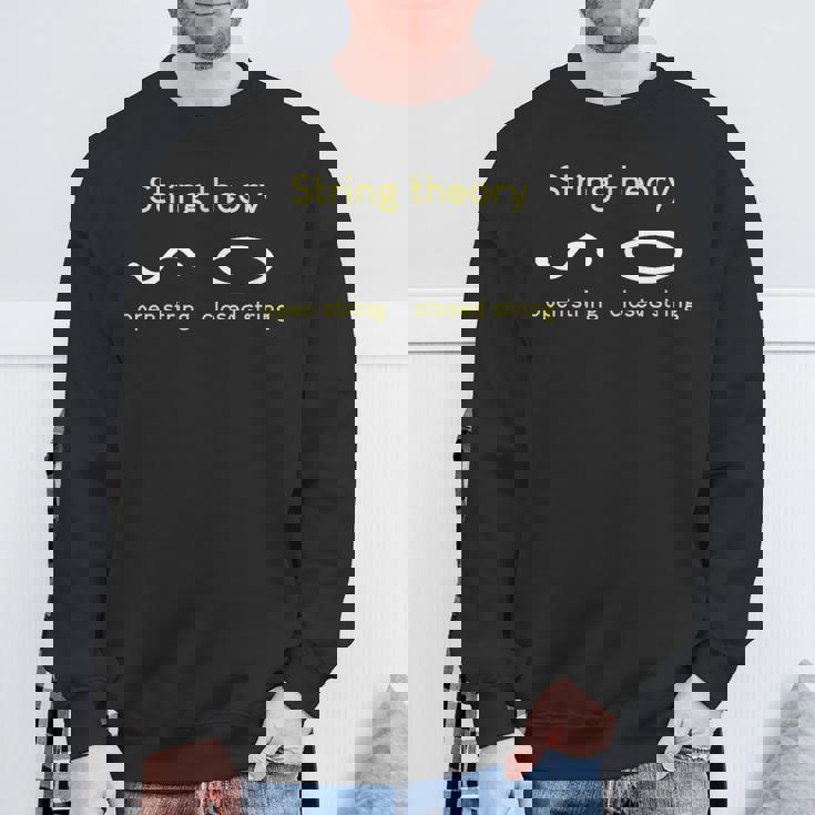 弦理論、物理学の原理概念 スウェットシャツ 高齢者への贈り物