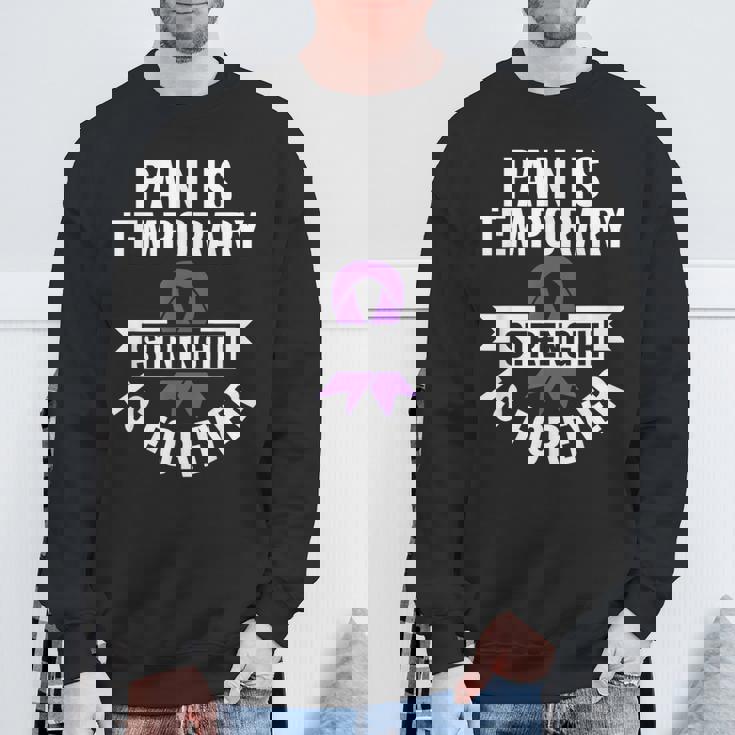 強さは永遠です 線維筋痛症 スウェットシャツ 高齢者への贈り物