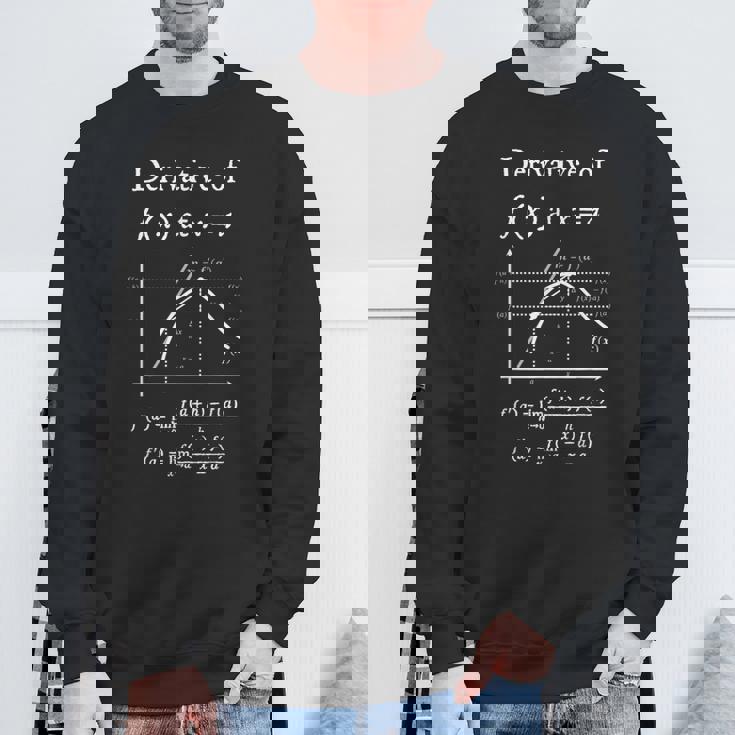 微分限界微積分のオタク定義 数学教師 スウェットシャツ 高齢者への贈り物