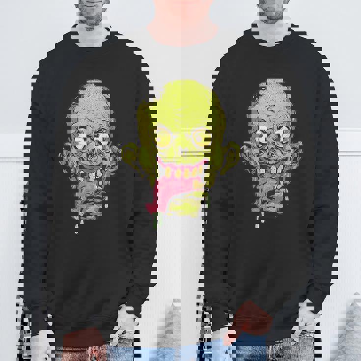 怖いゾンビtシャツハロウィンボーイズキッズフェイスゾンビ スウェットシャツ 高齢者への贈り物