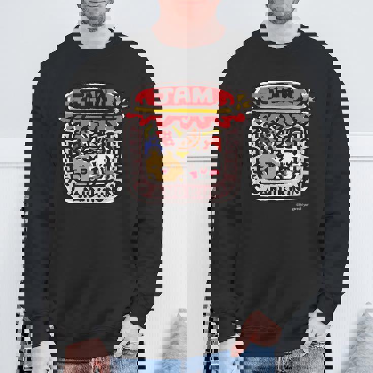 愛しすぎて大好きすぎる。ジャム ダークカラー スウェットシャツ 高齢者への贈り物