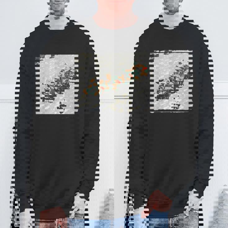 戦車男天安門広場民主主義抗議中国1989年 スウェットシャツ 高齢者への贈り物