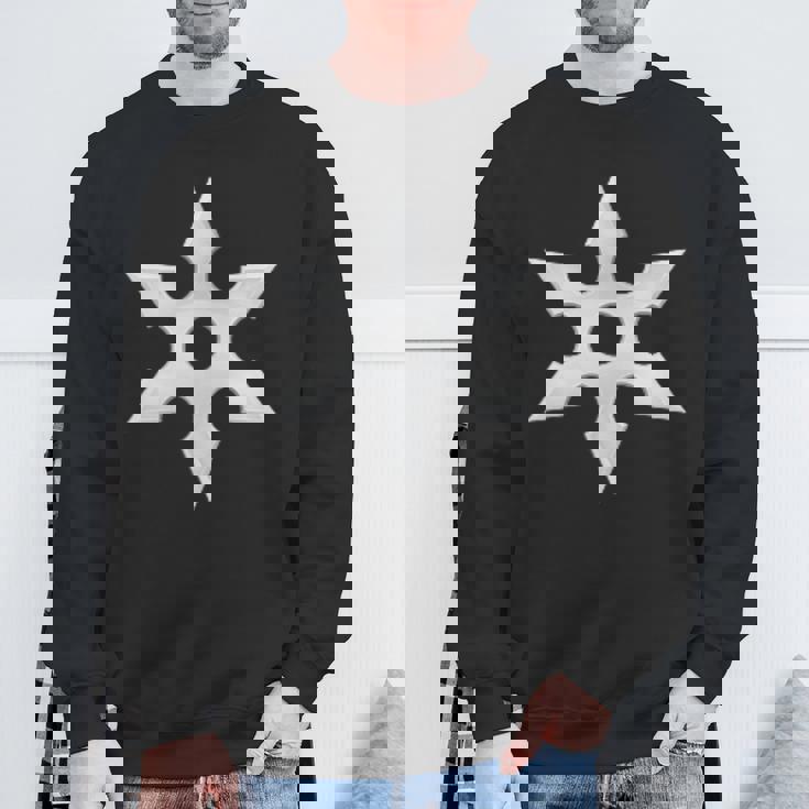 投げ手裏剣 星忍者 スウェットシャツ 高齢者への贈り物