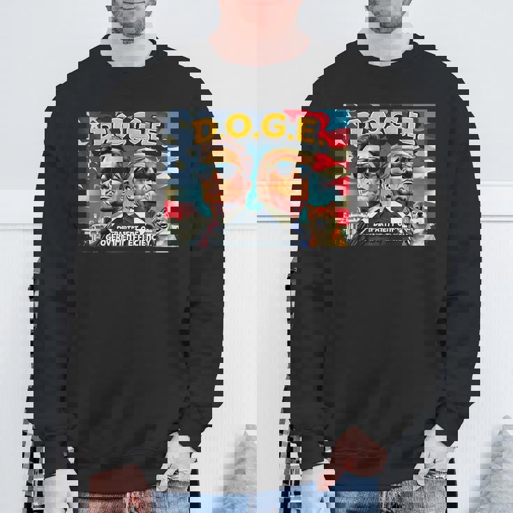 政府効率省 イーロン・マスク・ドナルド・トランプ スウェットシャツ 高齢者への贈り物