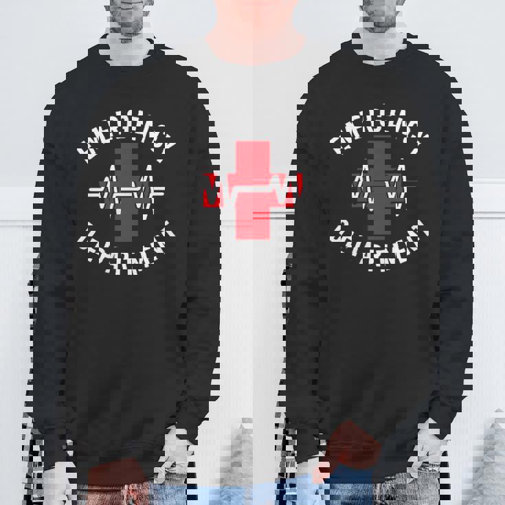 救急科 救急室 医療 スウェットシャツ 高齢者への贈り物